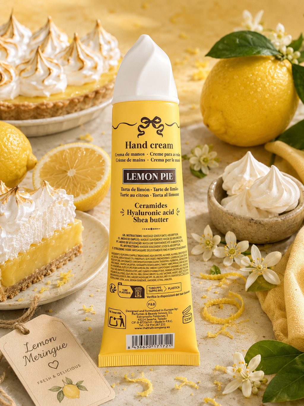 🍋 Crème mains Citron Meringué - 60ml
