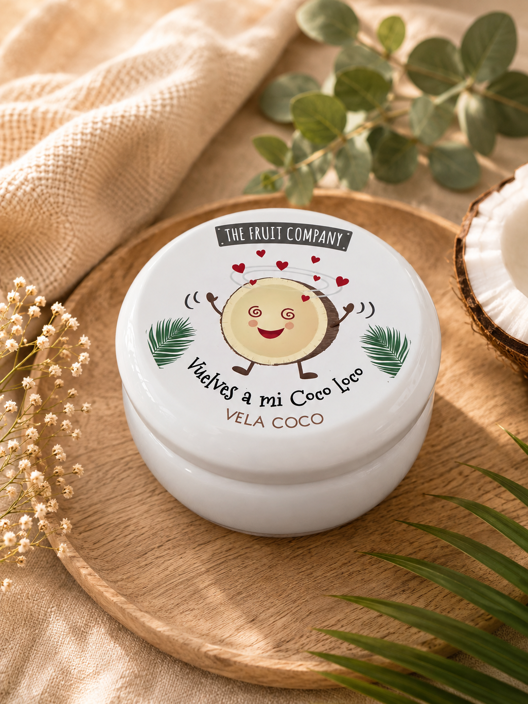 🥥 Nuage de Coco – Bougie parfumée 150 g