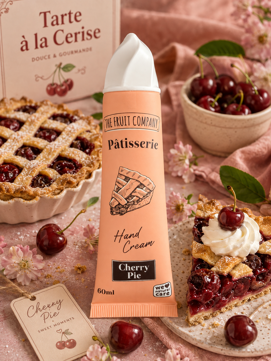 🍒 Crème mains Tarte à la cerise - 60ml