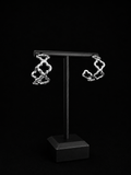 Boucles d’oreilles Trèfle Argentées Inoxydable