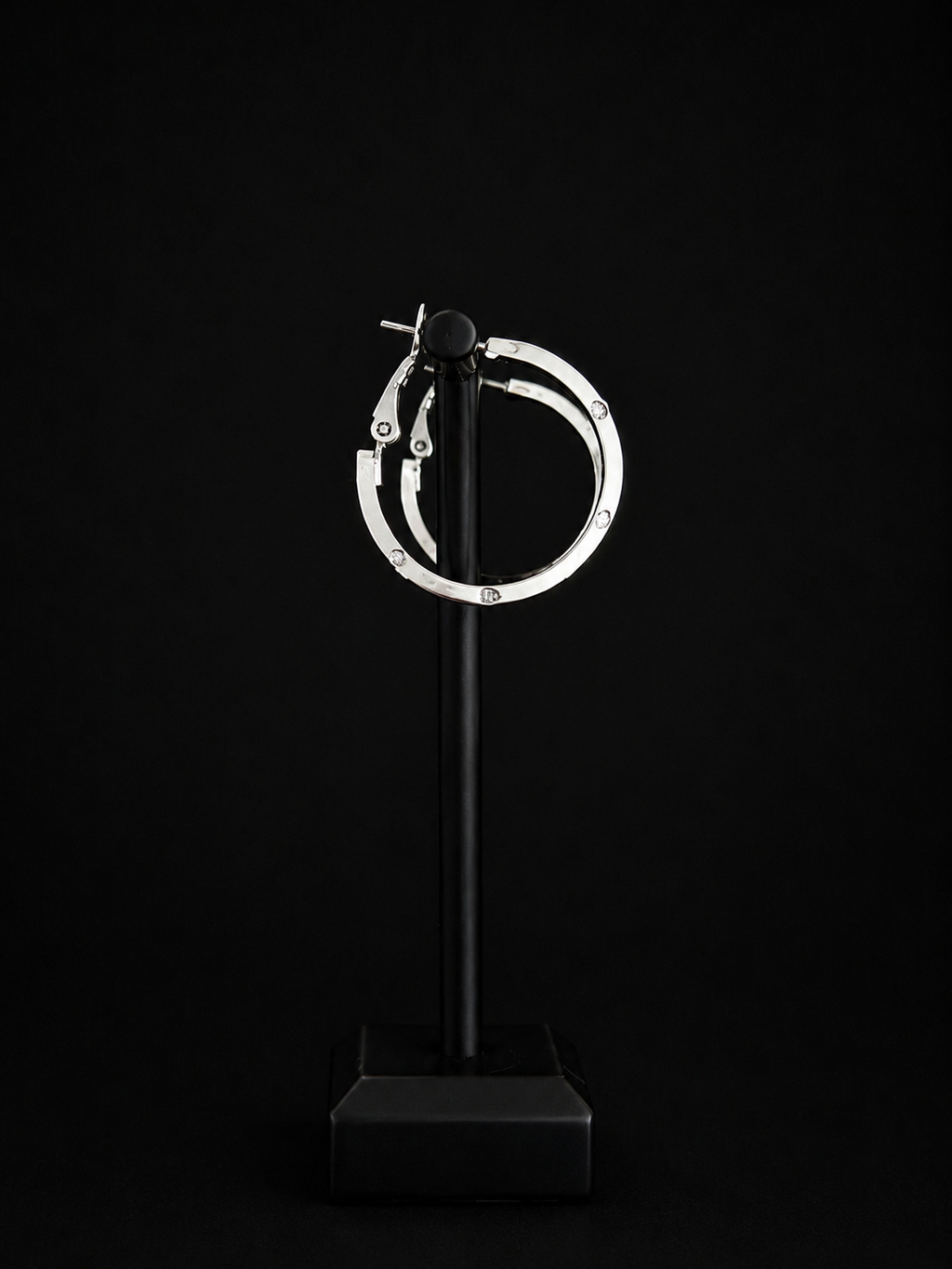 Boucles d’oreilles Créoles Argentées