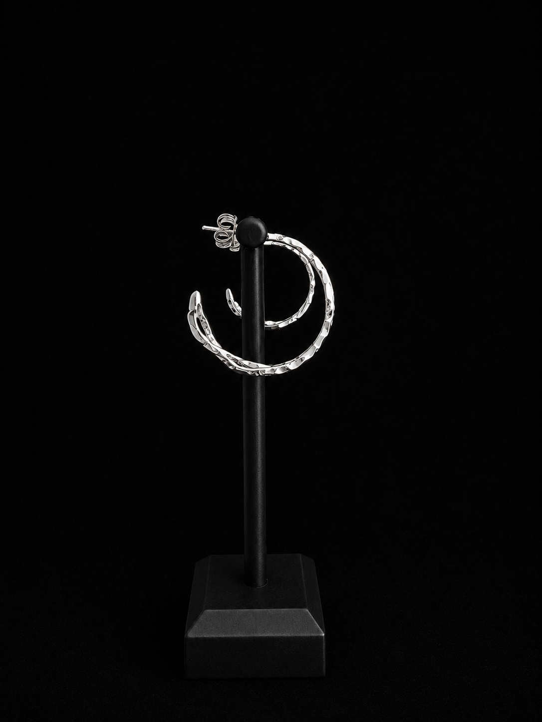 Boucles d’oreilles Trèfle Argentées Inoxydable