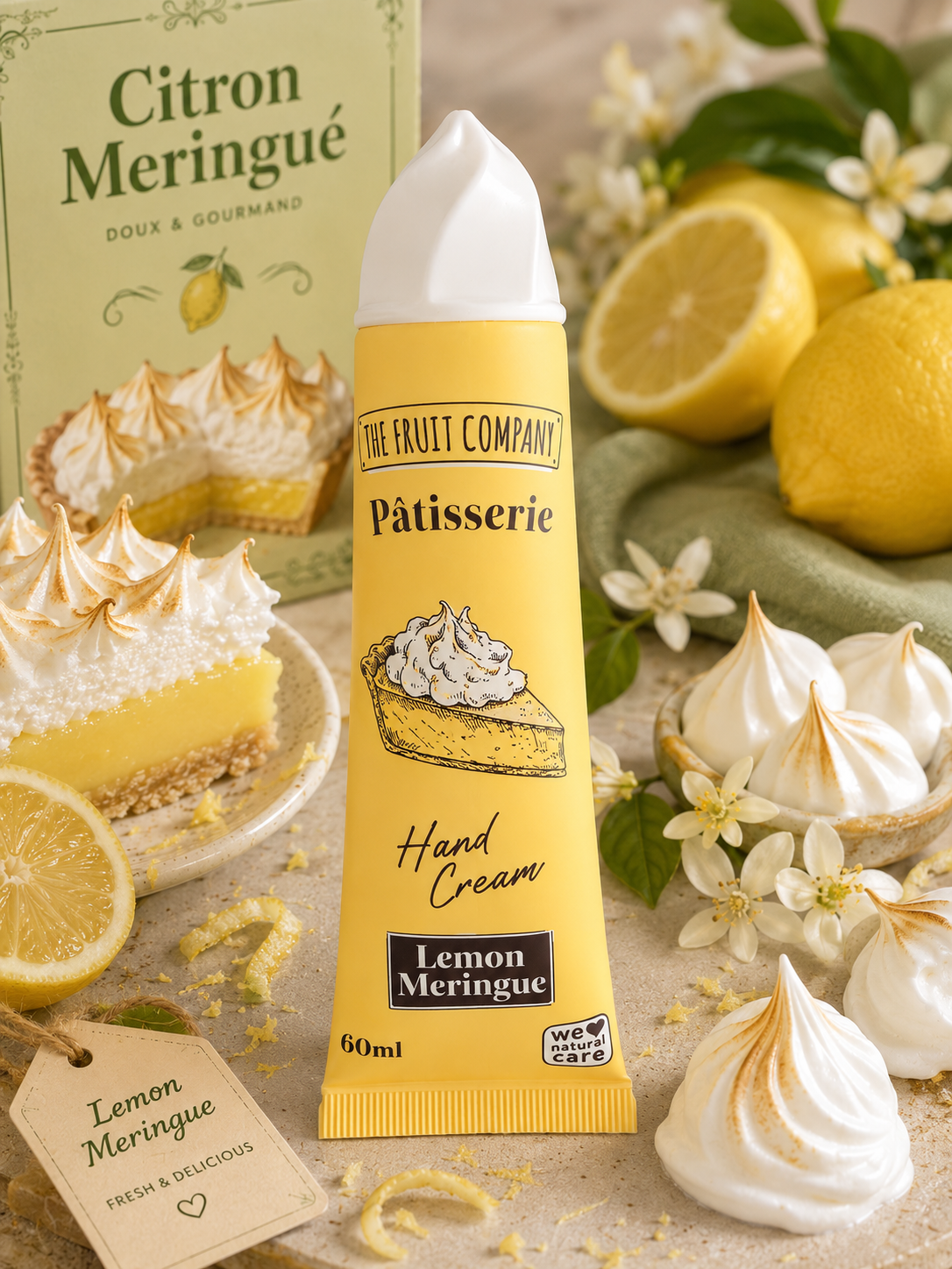 🍋 Crème mains Citron Meringué - 60ml