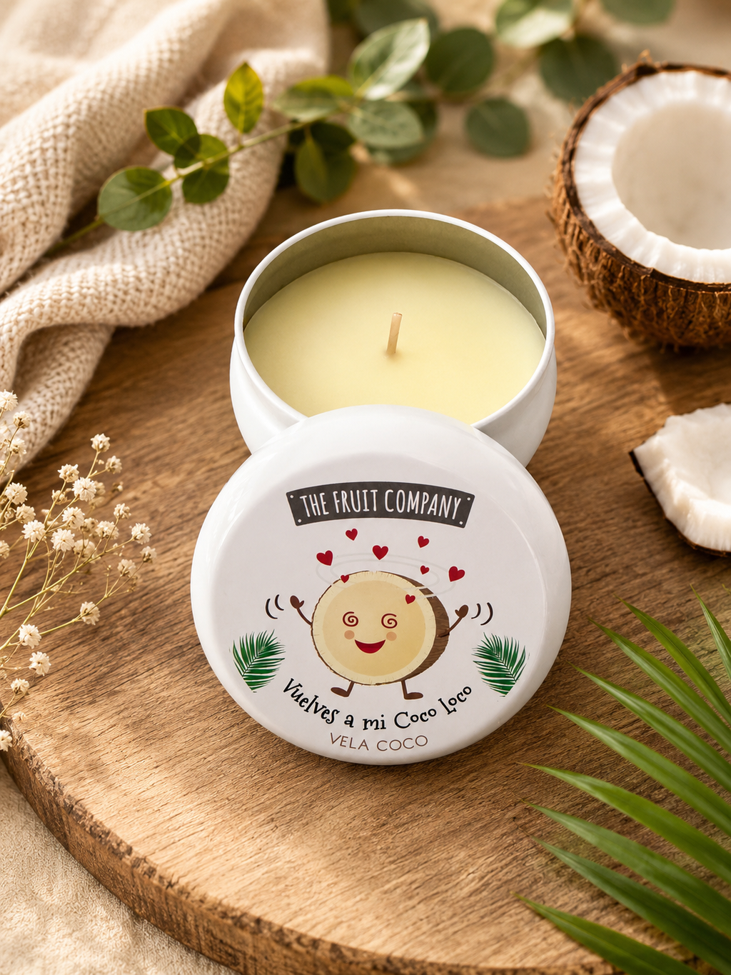 🥥 Nuage de Coco – Bougie parfumée 150 g