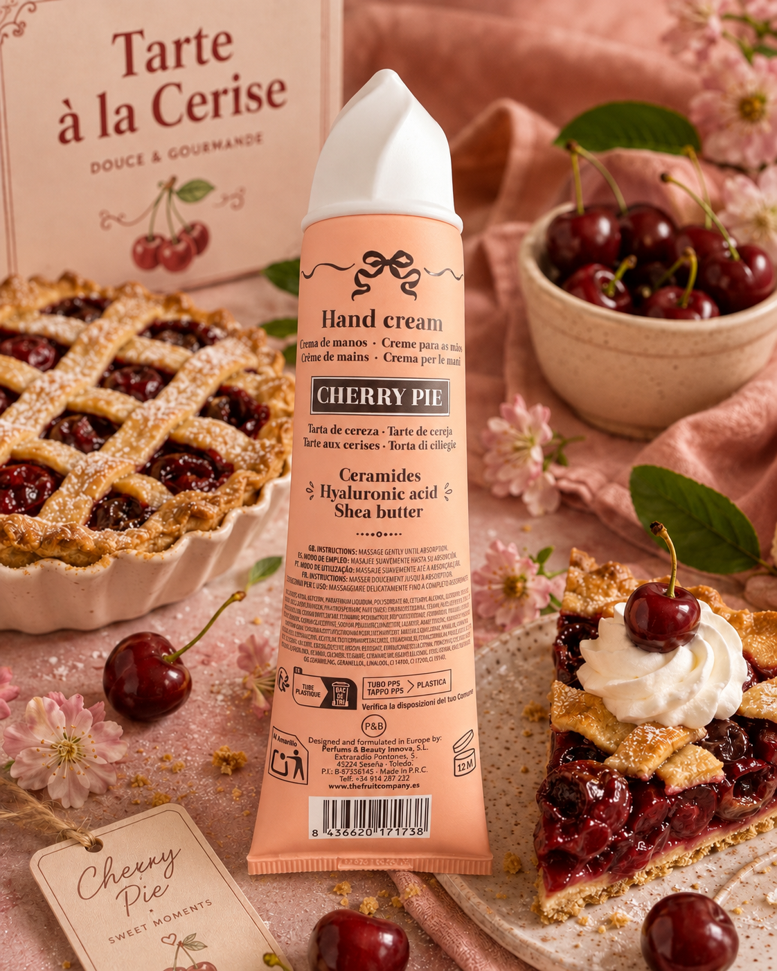 🍒 Crème mains Tarte à la cerise - 60ml